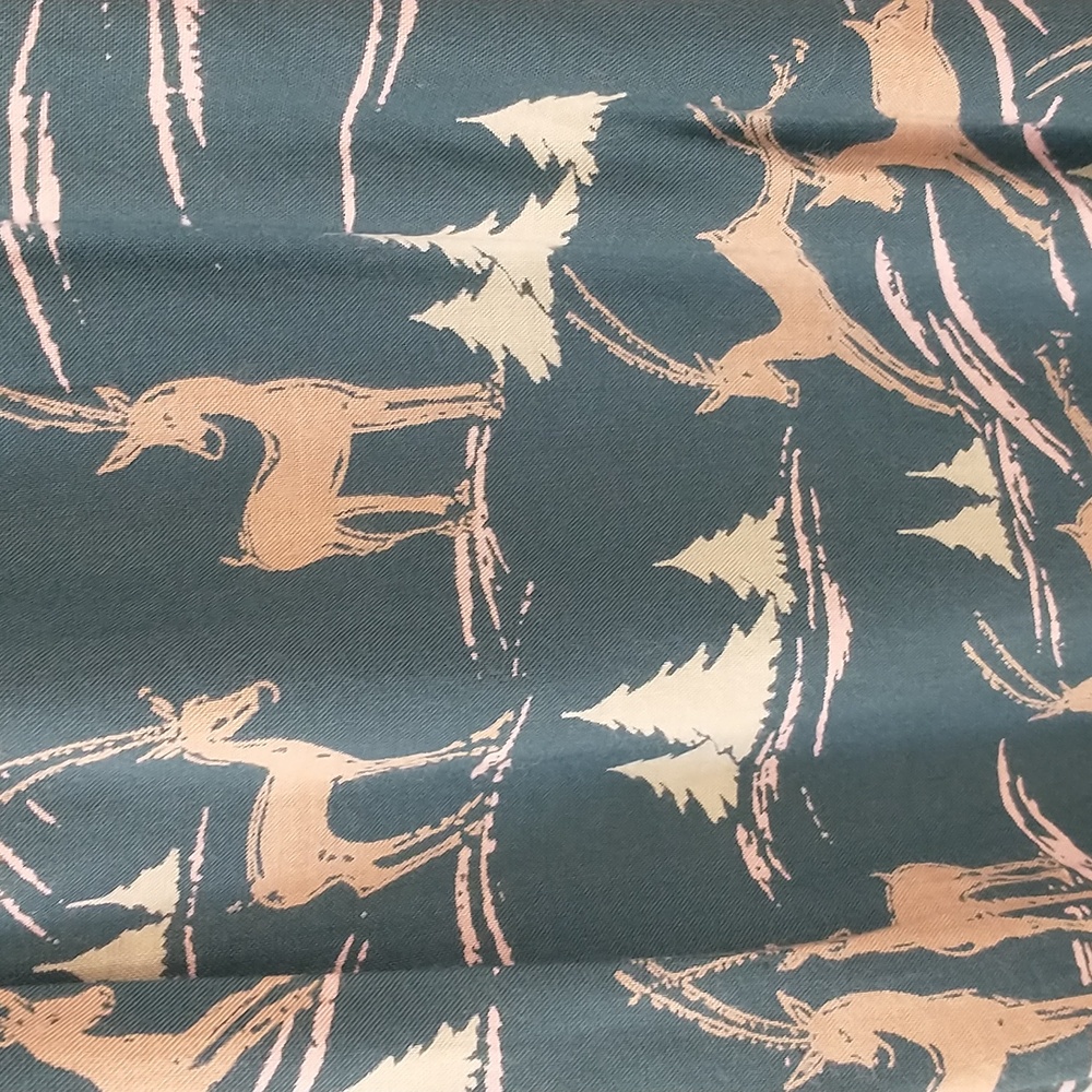 Quality Midi Dress Deer Forest Print Feminine Cap Sleeve Emily and Fin London UK - Picture 2 of 15